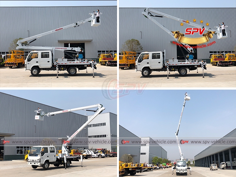 16 m Aerial Beamlift Truck ISUZU - Testing 16 m Aerial Beamlift Truck ISUZU - Testing